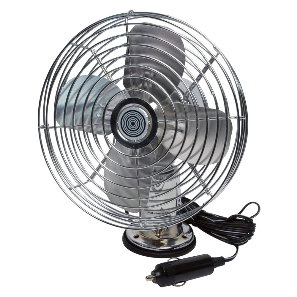 RoadPro 12-Volt Heavy-Duty Metal Fan