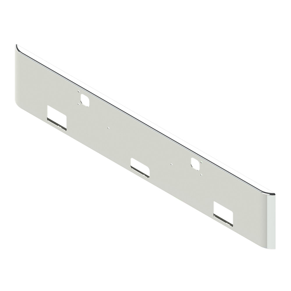 Kenworth W900L 18-Inch Texas Square Chrome Bumper