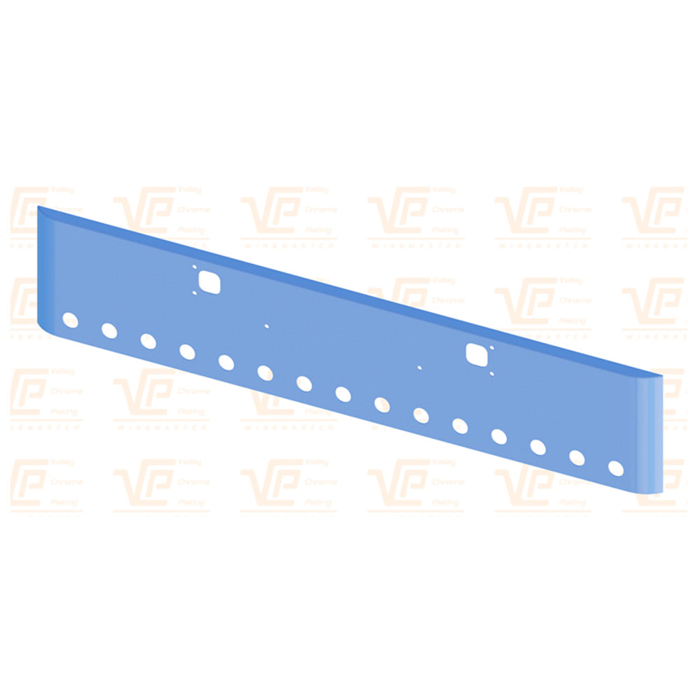 Kenworth W900L 18-Inch Texas Square Chrome Bumper