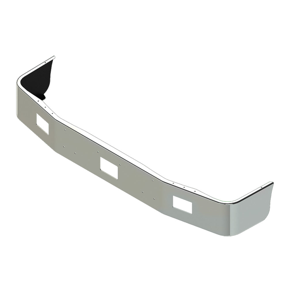 Peterbilt 377 12" Set Back Chrome Bumper