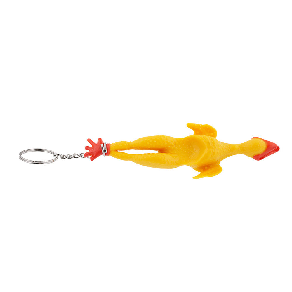 Rubber Chicken Key Chain