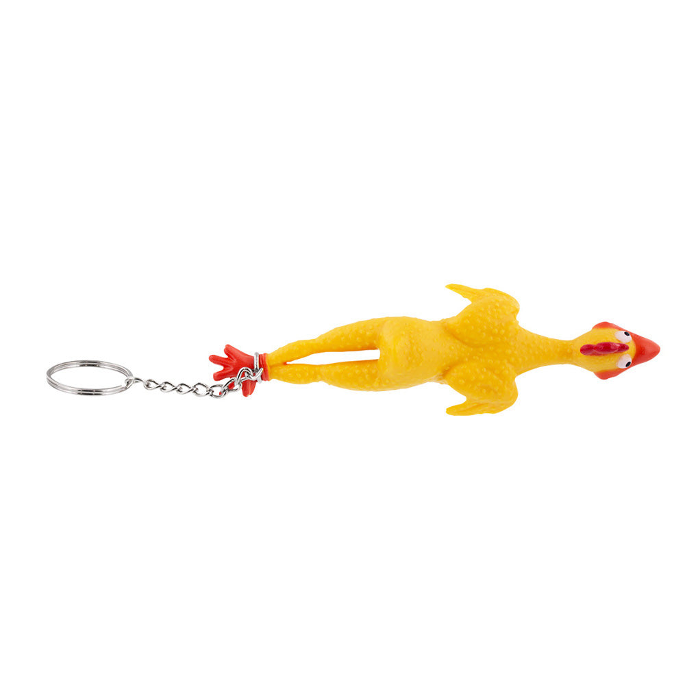 Rubber Chicken Key Chain