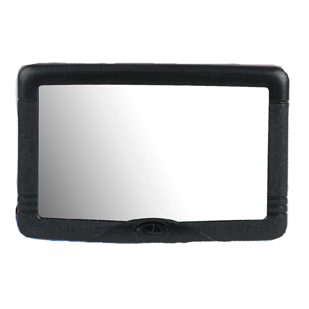 Black Textured Interior Sun Visor Mirror