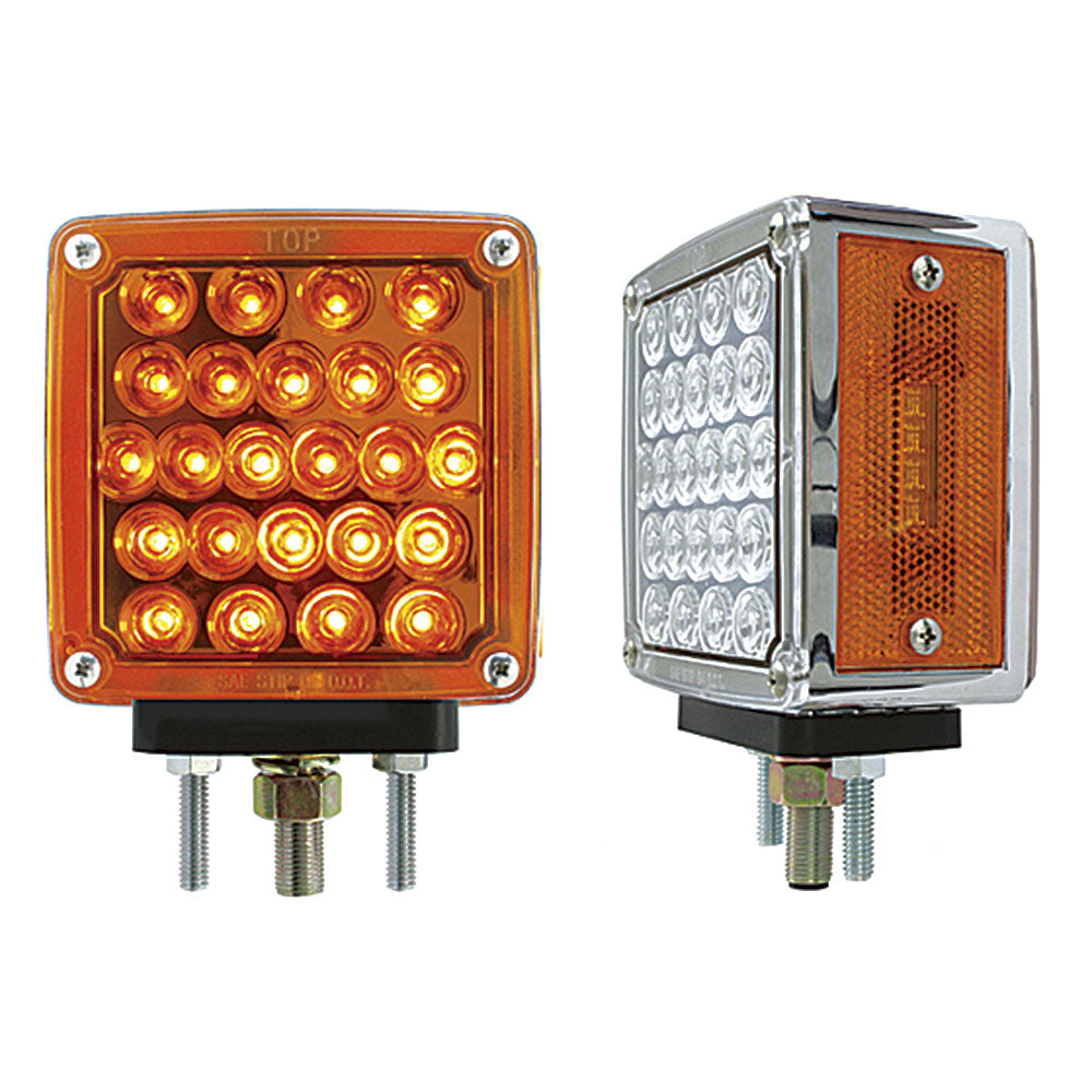 4" Pearl Square Double Face LED Light