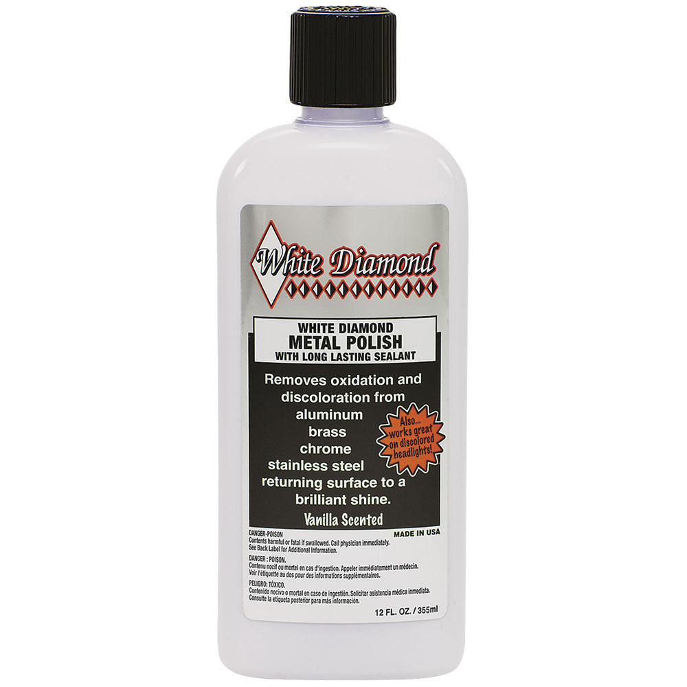 White Diamond Metal Polish with Sealant 12 oz.