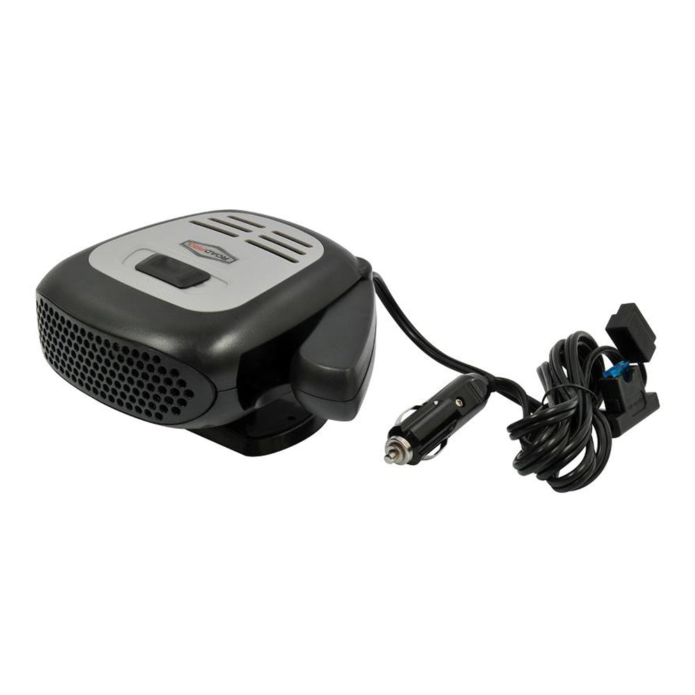 RoadPro 12-Volt Heater & Fan with Swing-Out Handle
