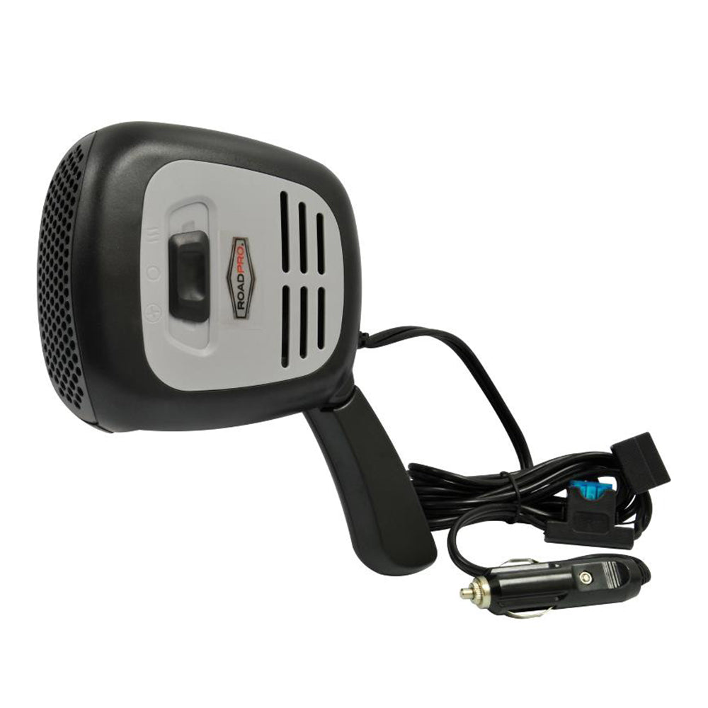 RoadPro 12-Volt Heater & Fan with Swing-Out Handle