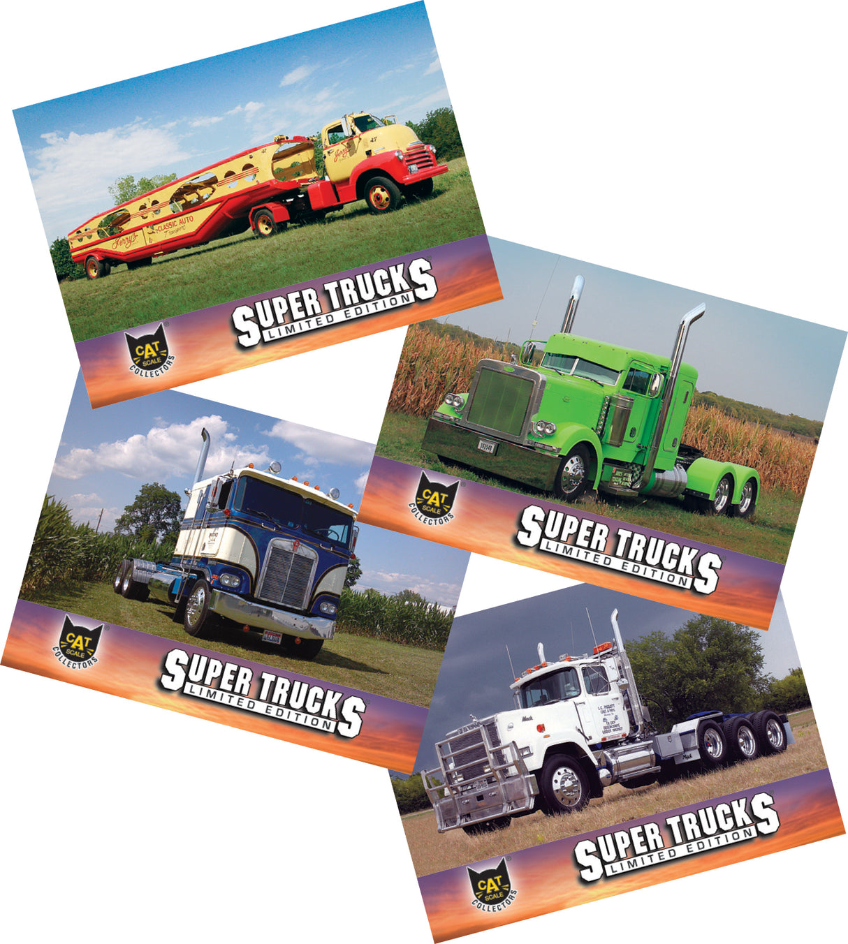 Series 13 CAT Scale Super Trucks Card Set