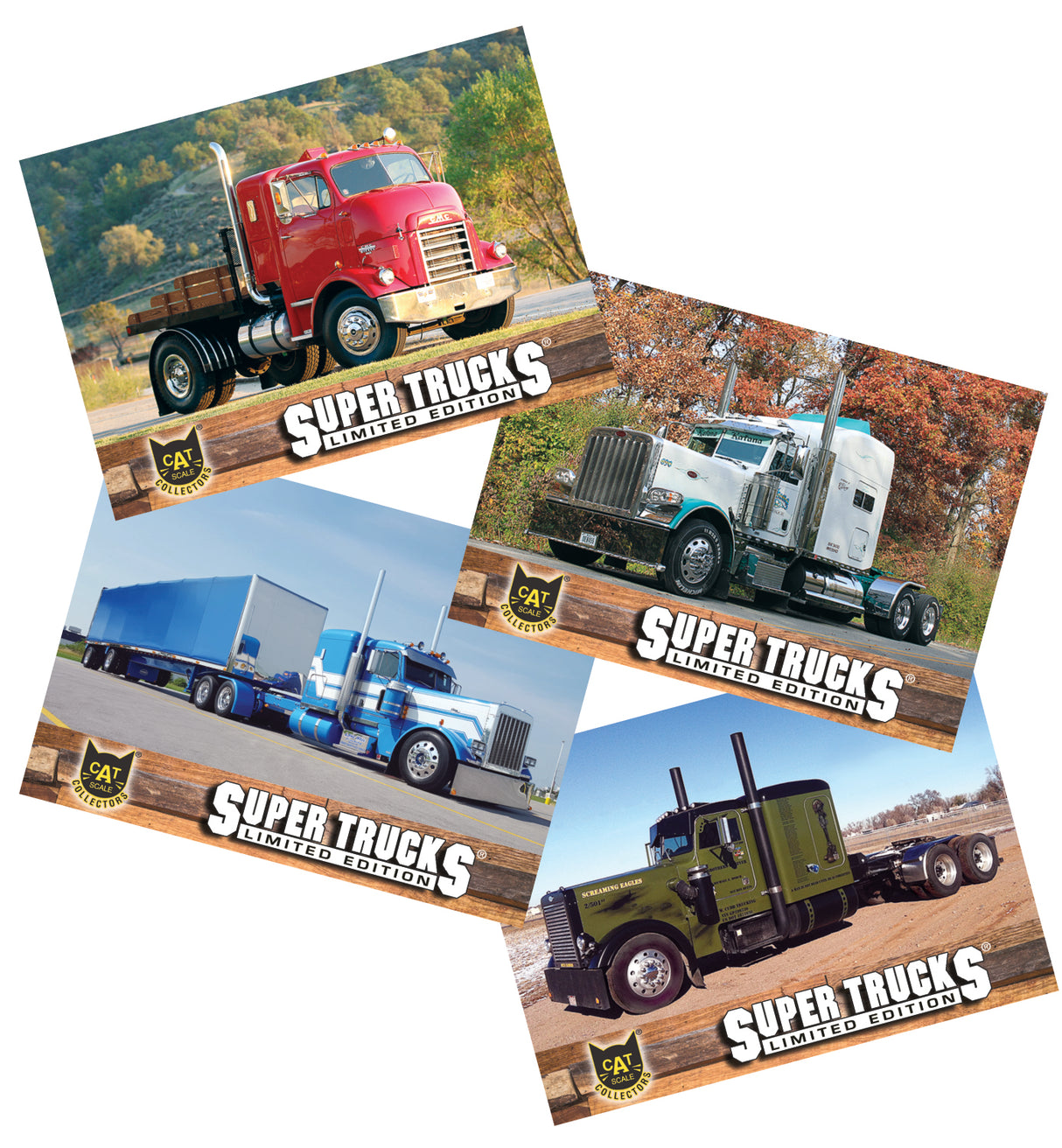 Series 16 CAT Scale Super Trucks Card Set