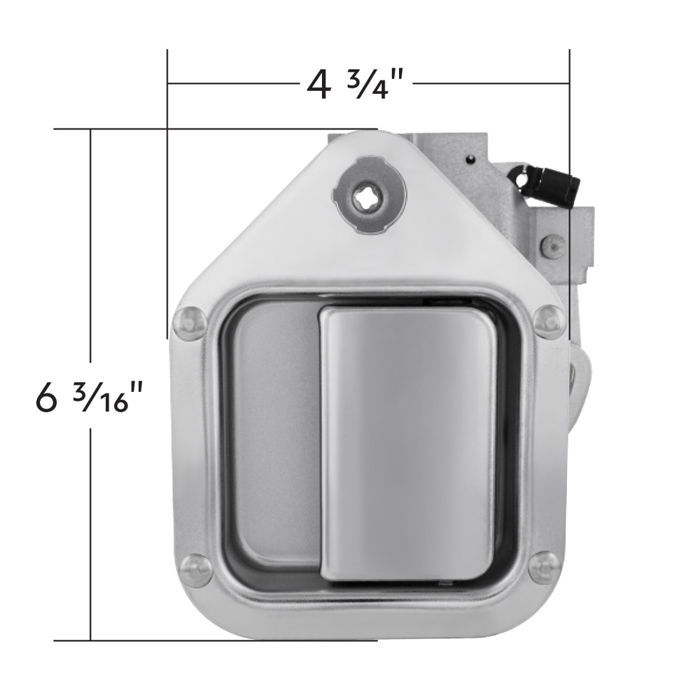 Chrome Exterior Handle for 1982-2006 KW W900/T800/T600