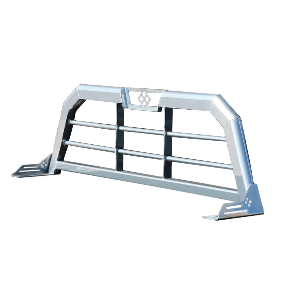 20X73 Gloss Aluminum Merritt Cab High Pick-Up Horizontal Bar Headache Rack "“ GM