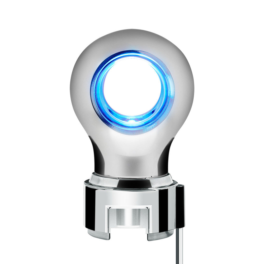 Chrome Charlotte Gearshift Knob LED For 13/15/18 Speed Adapters