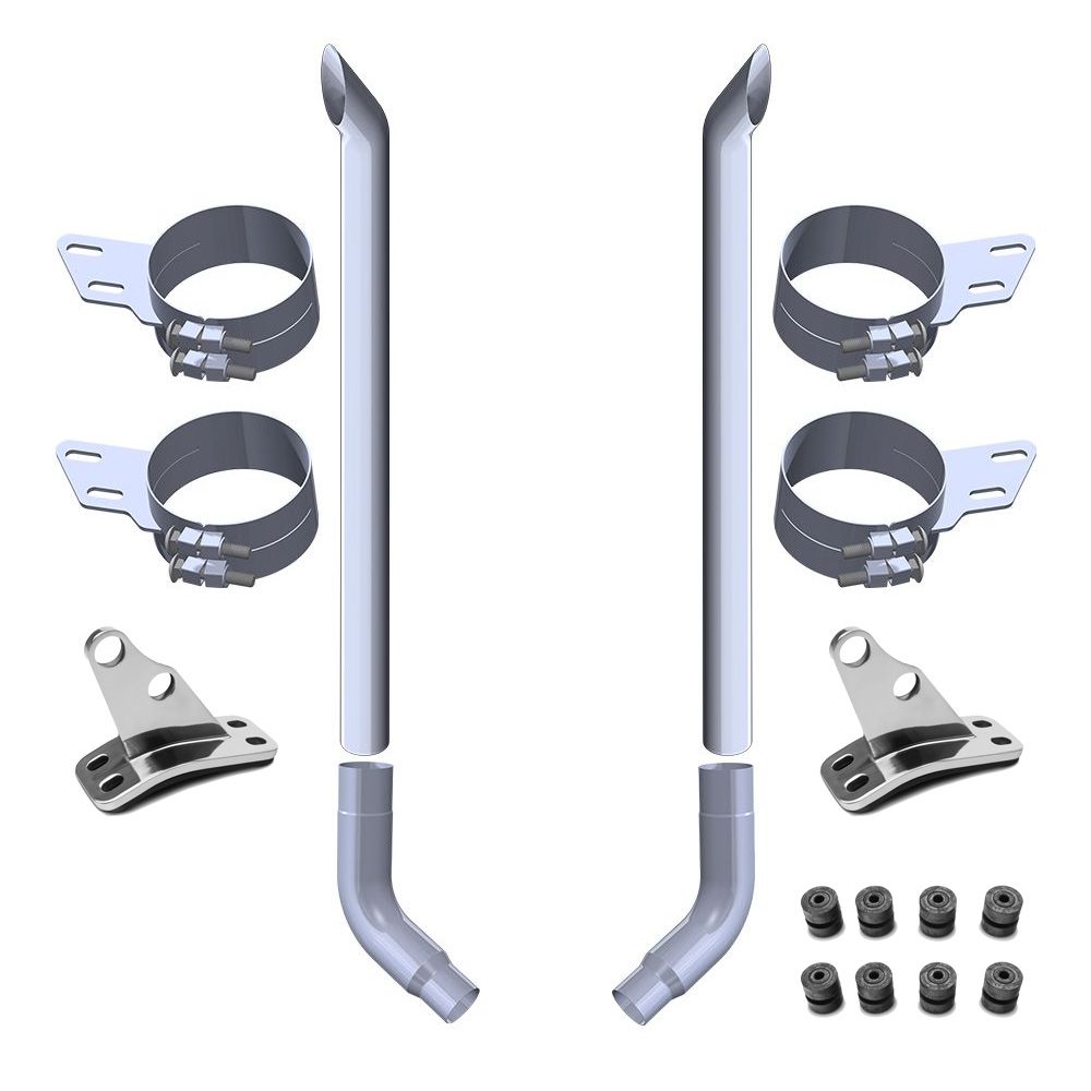 Peterbilt 359, 379, 389 6" x 96" Boilermaker Exhaust Kit