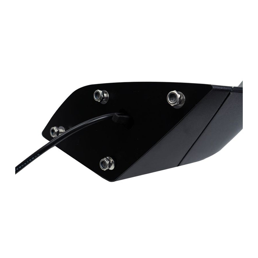 Volvo, VNL 2004-2017 Chrome Hood Mirror with Sequential LED Lights