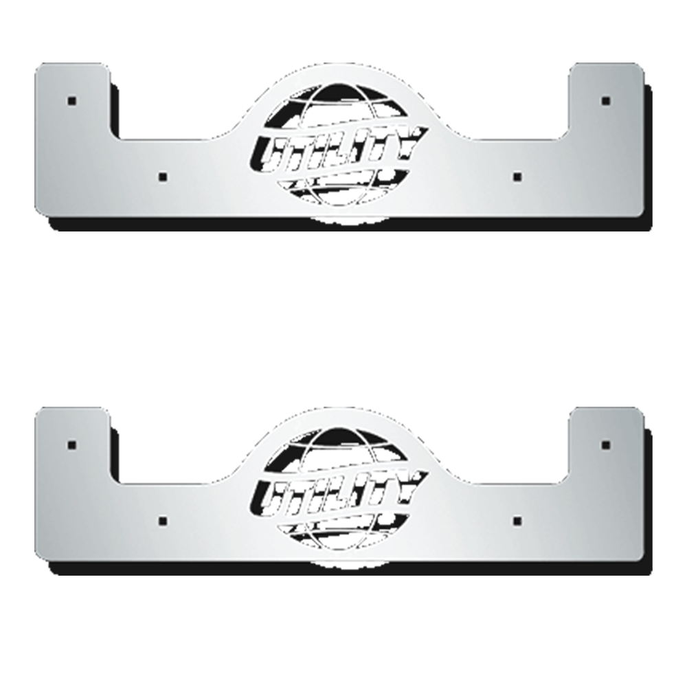 24" 11 Gauge Stainless Steel Utility World Flap Weight (PR)