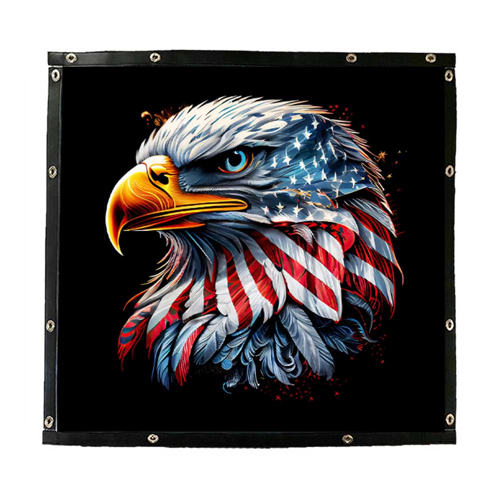 American Flag Eagle Bugscreen
