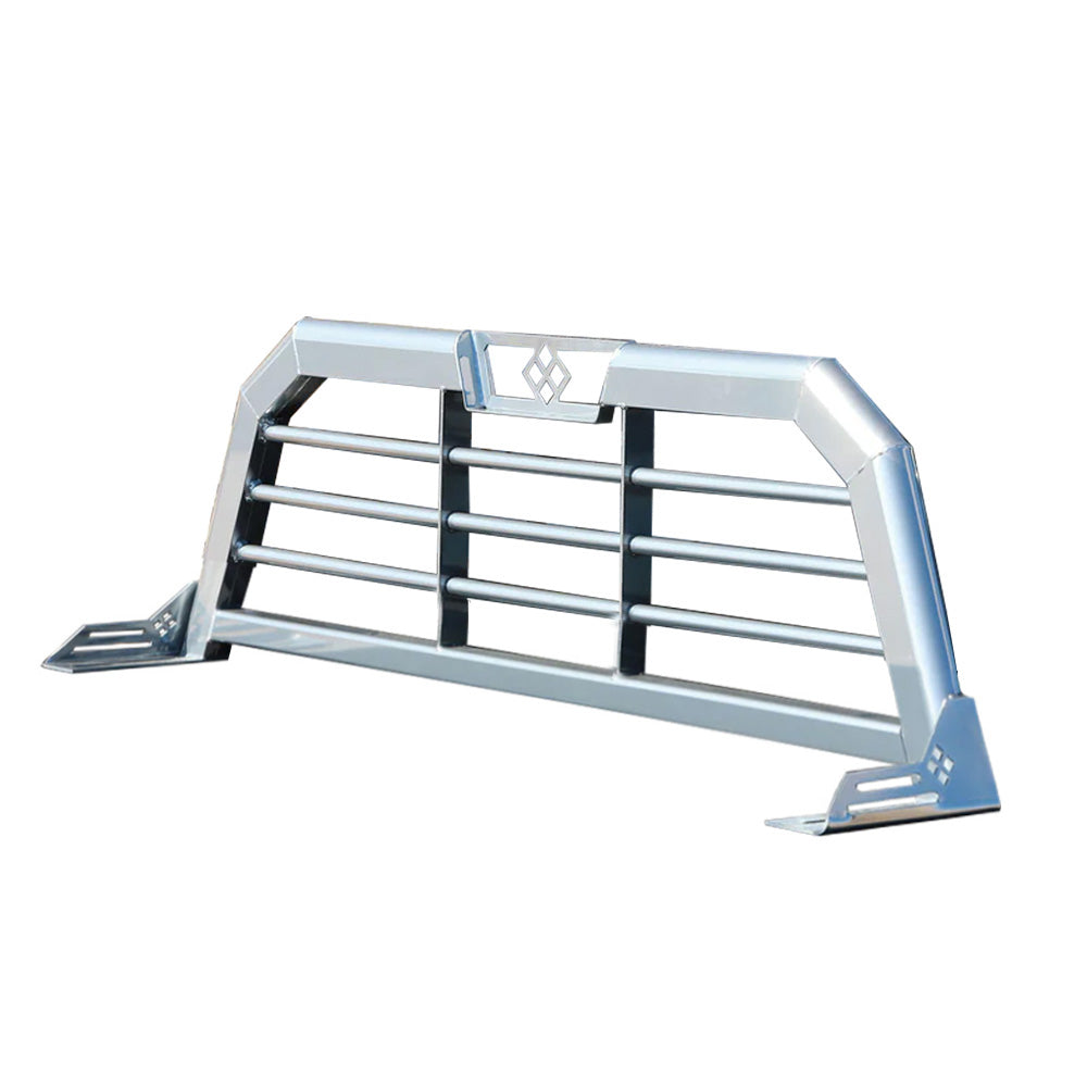 23X73 Gloss Aluminum Merritt Cab High Pick-Up Horizontal Bar Headache Rack "“ Ram Raptor