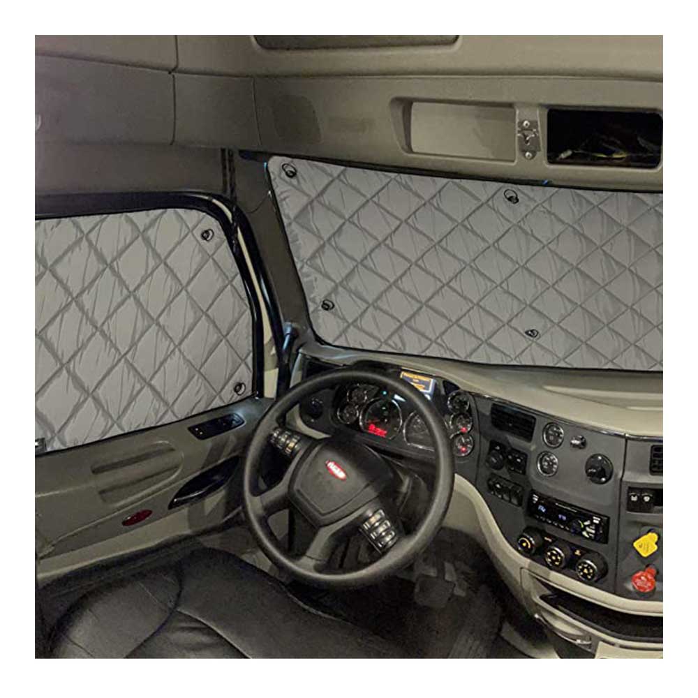Kenworth T680, T880, W990 ZenEclipse Blackout Window Covers - Grey