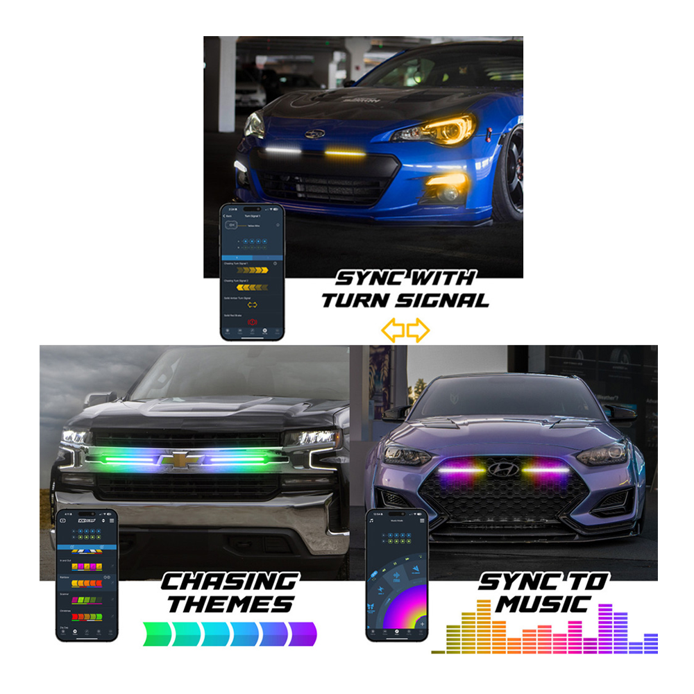 XKMax LED Grill Light Bar Strip