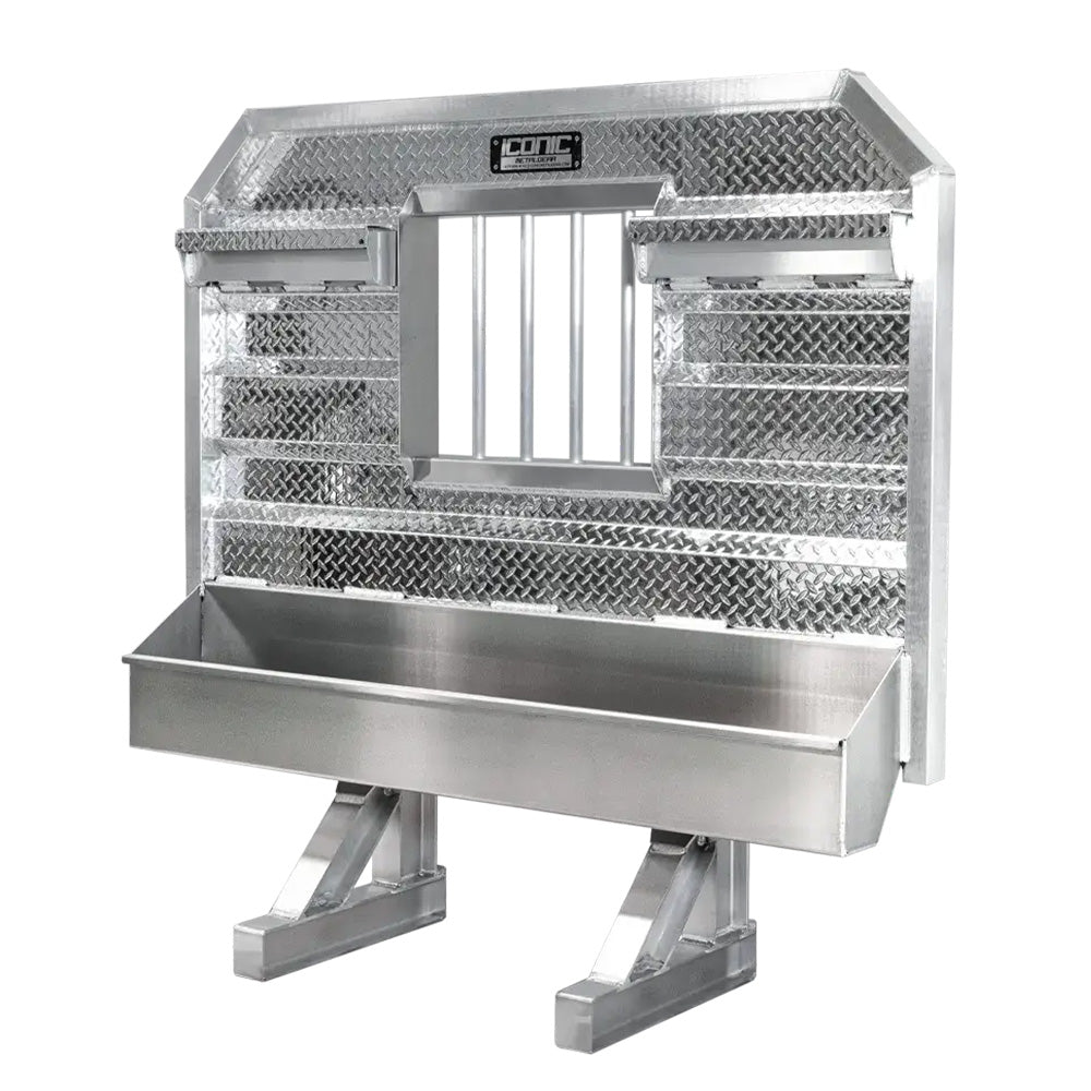 76" x 68" Cab Rack with Single Chain Tray
