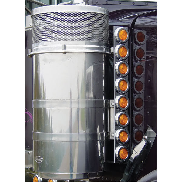 LED Light Bars for Peterbilt 15" Regular Donaldson, Vortox Air Cleaner