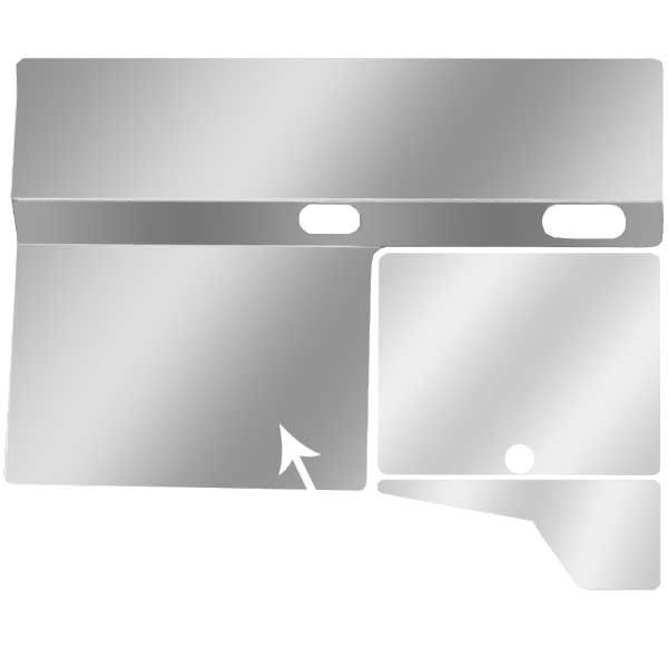 Peterbilt Heater Trim for 1999 and Earlier