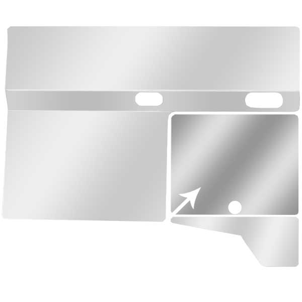 Peterbilt 1999 and older Lower Heater Door Trim