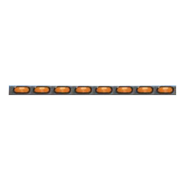 86" Stainless Steel Channel Bracket with Five Oval Incandescent Lights