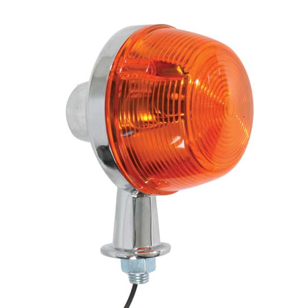 3" Amber Honda Pedestal Light 1-1/8" Arm 1 Wire