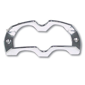 5.5" x 2" Chrome Plastic Marker Light Lens Guard