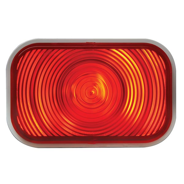 Red Rectangular Stop Turn & Tail Light
