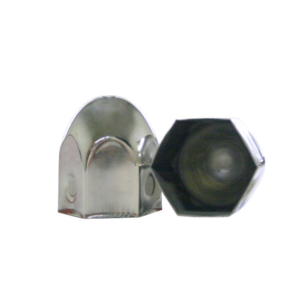 1-1/2" Stainless Steel Bullet Nut Cover - Push On