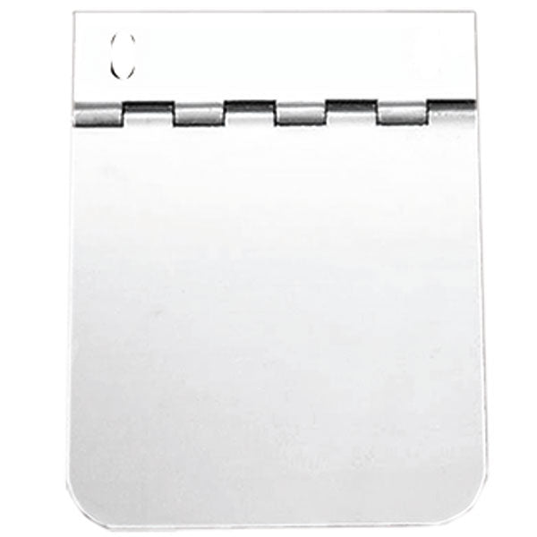 Hinged Permit Panel 5" x 4" Stainless Steel