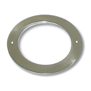 2" Stainless Steel Light Bezel without Visor