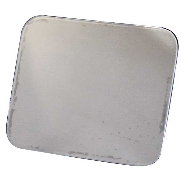 Flat Permit Panel 4" x 5" Stainless Steel