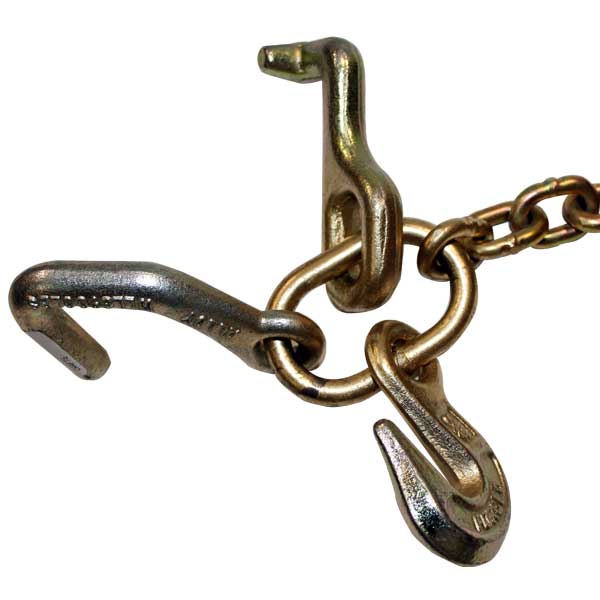 6' Chain Assembly with S, T and Grab Hooks