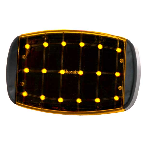 Amber Emergency Strobe LED Light Magnetic Mount