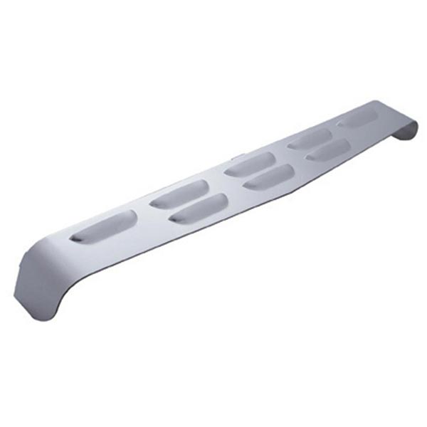 14-3/4" Stainless Dual Rectangular Headlight Visor