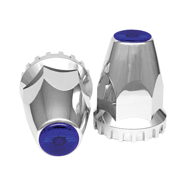 33mm Reflective Lug Nut Covers - Thread On 10PK
