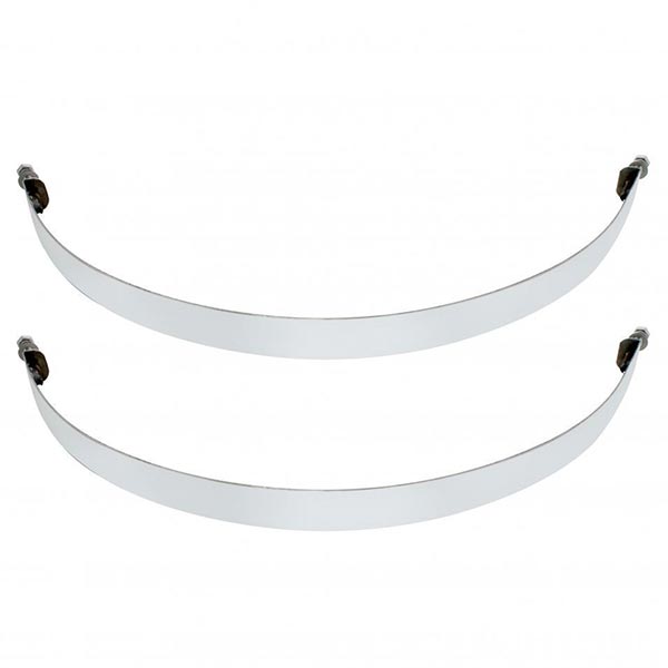 9-3/4" Stainless Steel Air Tank Straps PR