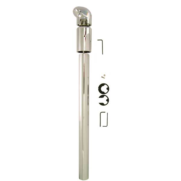 Chrome Gear Shift Knob and 20.5" Stick Cover Kit