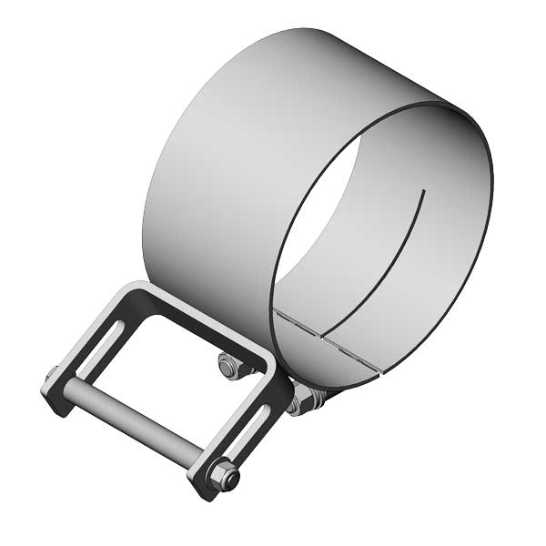 Kenworth 8"D x 3"W Top Bracket Mounting Clamp