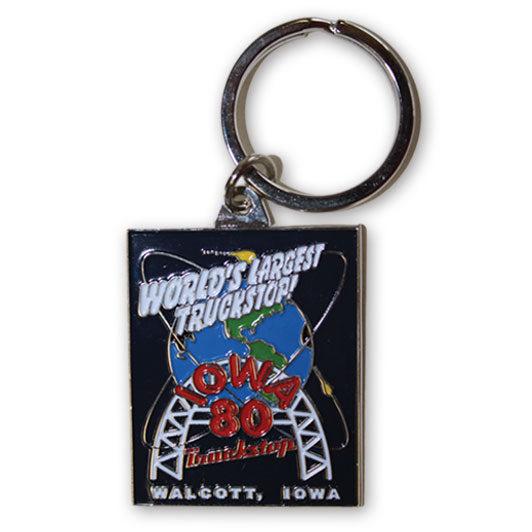 World's Largest Truckstop Iowa 80 Keychain