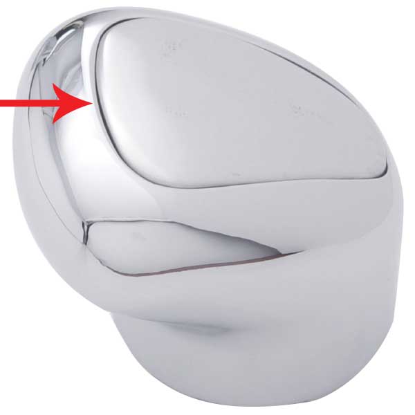 Stainless Steel Gear Shift Knob Medallion Insert
