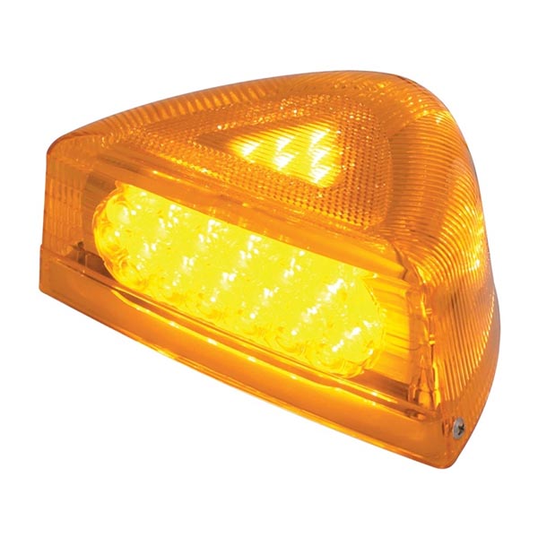 Peterbilt 37 LED Turn Signal Light with Chrome Base