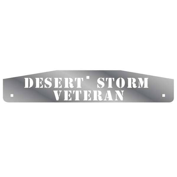 SS Desert Storm Mud Flap Weights w/Back Plates PR