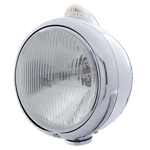 Stainless Guide H4 Headlight AMB/CLR Turn Signal