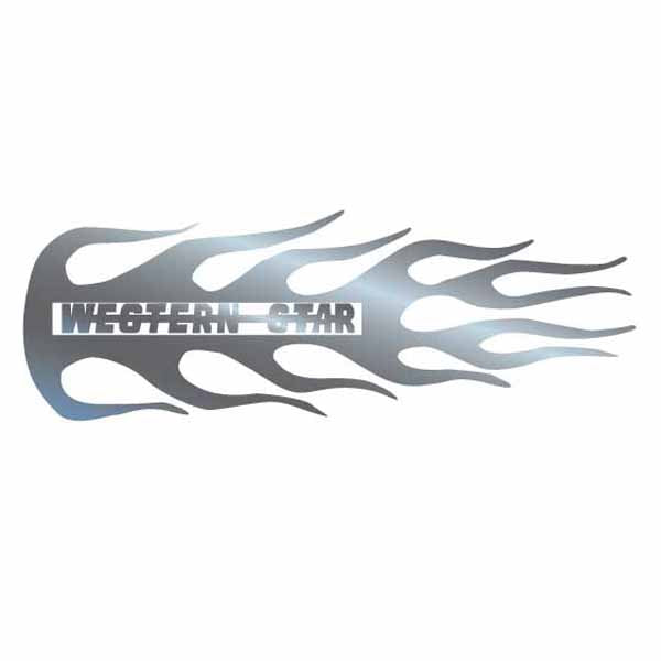 Western Star Cosmos Flame Logo Trim