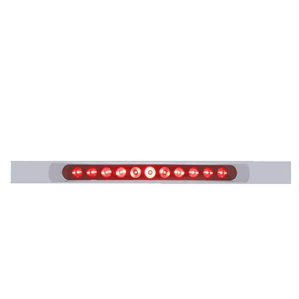 LED Chrome Top Mud Flap Accent (EA)