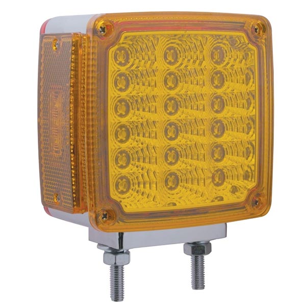39 Amber & Red LED Reflector Double Face Turn Signal Light
